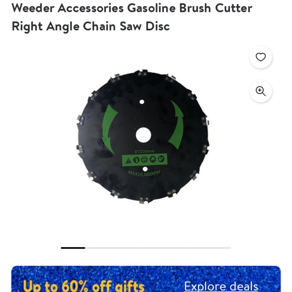 Brush Cutter Blade - Picture 2 of 3